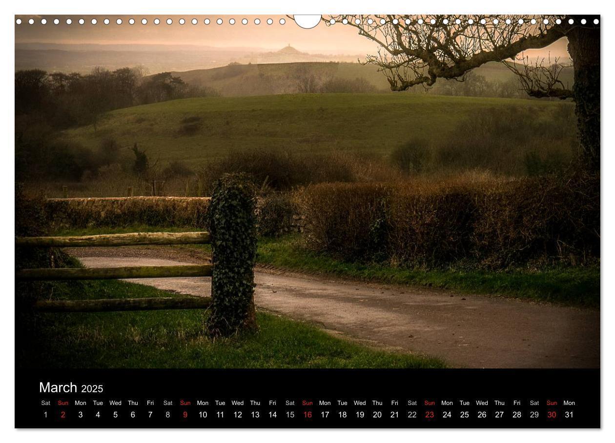 Bild: 9781325956449 | Glastonbury Tor (Wall Calendar 2025 DIN A3 landscape), CALVENDO 12...