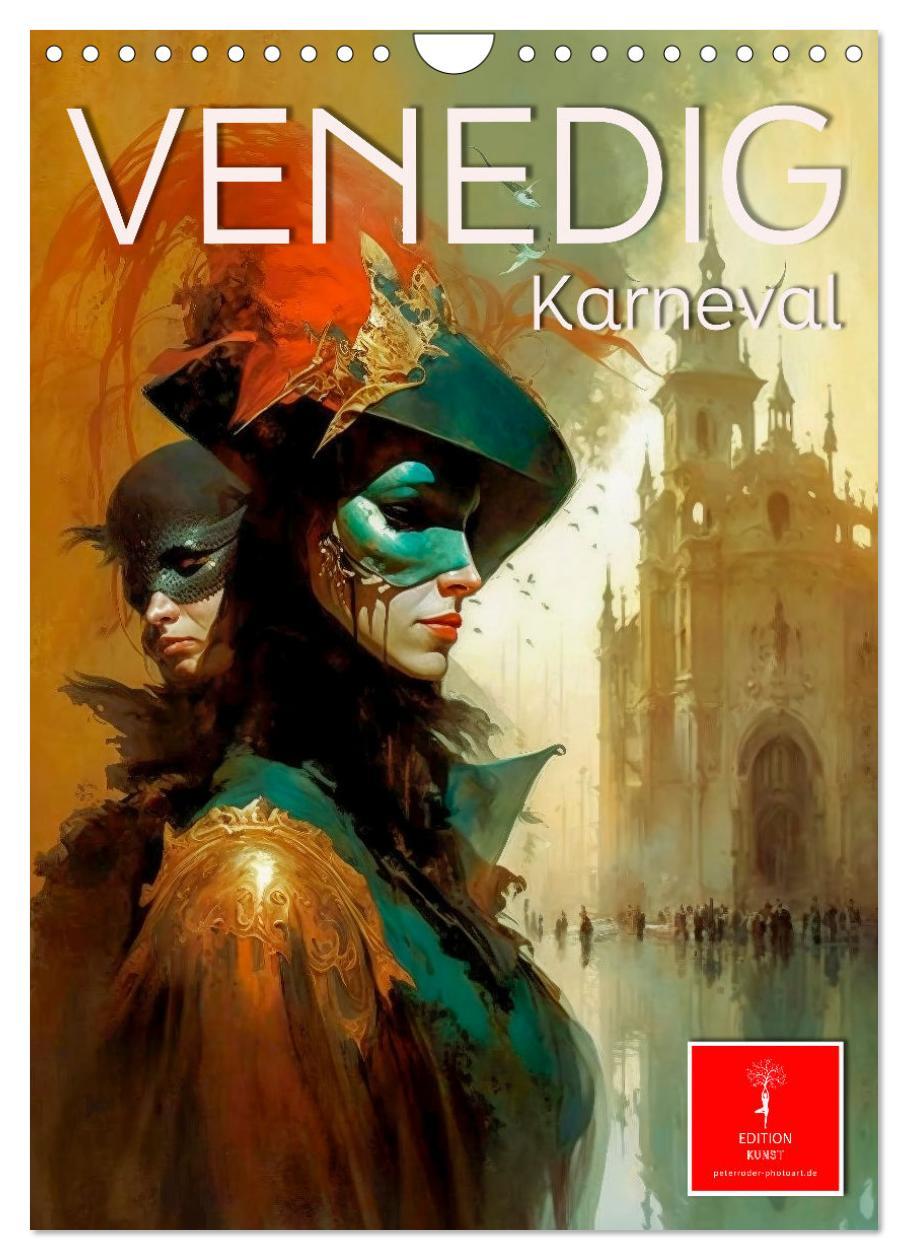 Cover: 9783435883790 | Venedig Karneval (Wandkalender 2025 DIN A4 hoch), CALVENDO...