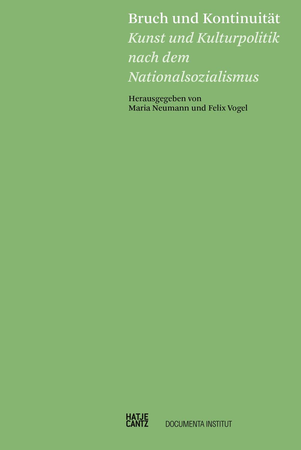 Cover: 9783775757300 | Kunst und Kulturpolitik nach dem Nationalsozialismus | Vogel (u. a.)