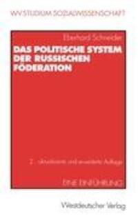 Cover: 9783531231877 | Das politische System der Russischen Föderation | Eine Einführung