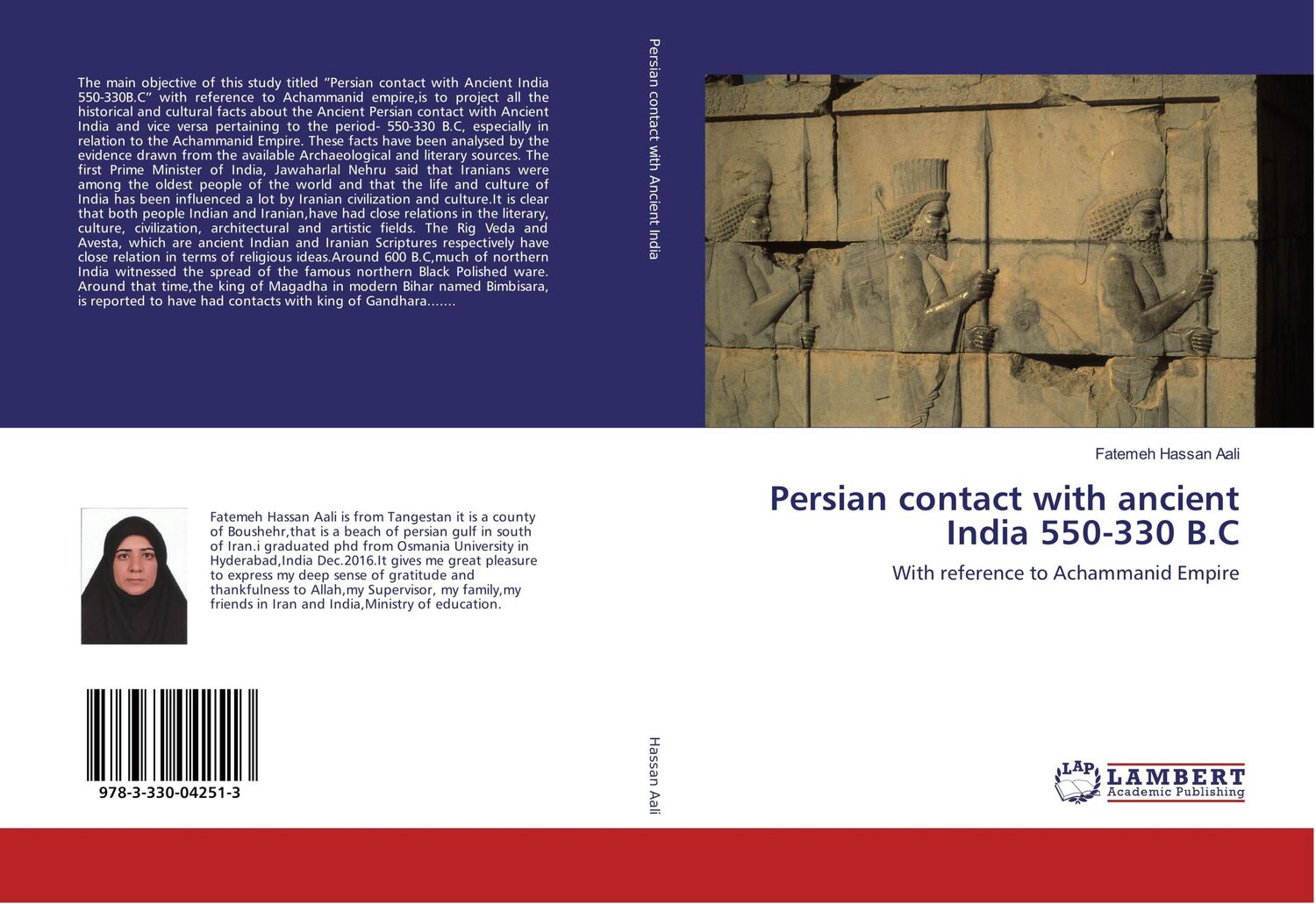 Cover: 9783330042513 | Persian contact with ancient India 550-330 B.C | Fatemeh Hassan Aali