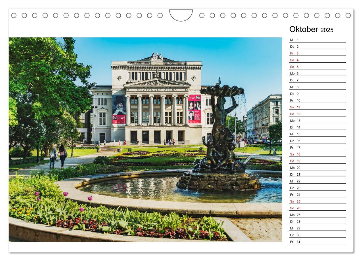 Bild: 9783435427741 | Ein Wochenende in Riga (Wandkalender 2025 DIN A4 quer), CALVENDO...