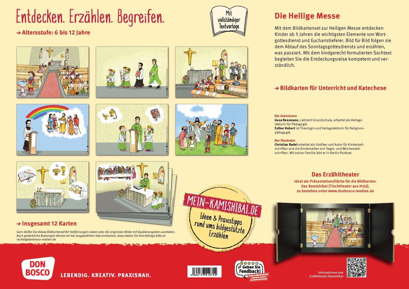 Bild: 4260179510755 | Die Heilige Messe. Kamishibai Bildkartenset. | Esther Hebert (u. a.)