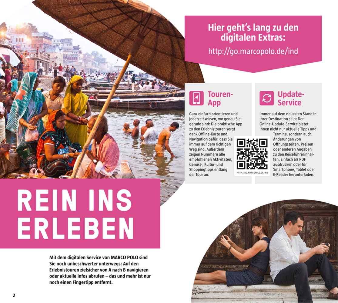 Bild: 9783829727730 | MARCO POLO Reiseführer Indien | Michael Neumann (u. a.) | Taschenbuch