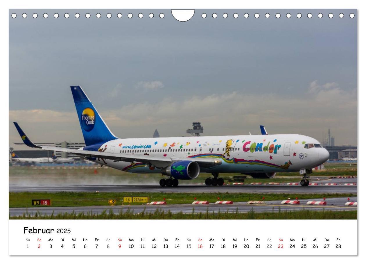 Bild: 9783435778812 | Airliners in Frankfurt (Wandkalender 2025 DIN A4 quer), CALVENDO...