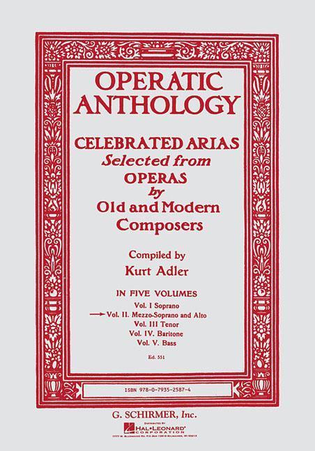 Cover: 73999258400 | Operatic Anthology | Kurt Adler | Taschenbuch | Buch | Englisch | 1986