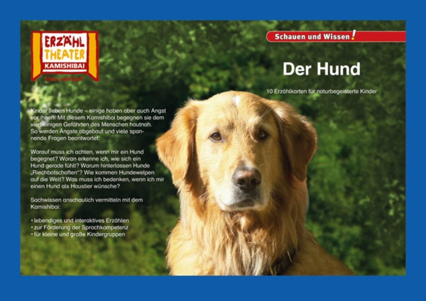 Cover: 4260505830267 | Der Hund / Kamishibai Bildkarten | Patrik Eis | Box | 10 S. | Deutsch