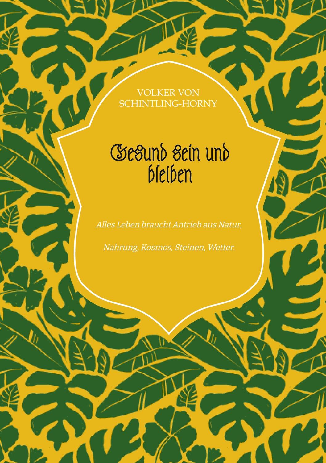 Cover: 9783384117588 | Gesund sein und bleiben | Volker von Schintling-Horny | Buch | 312 S.