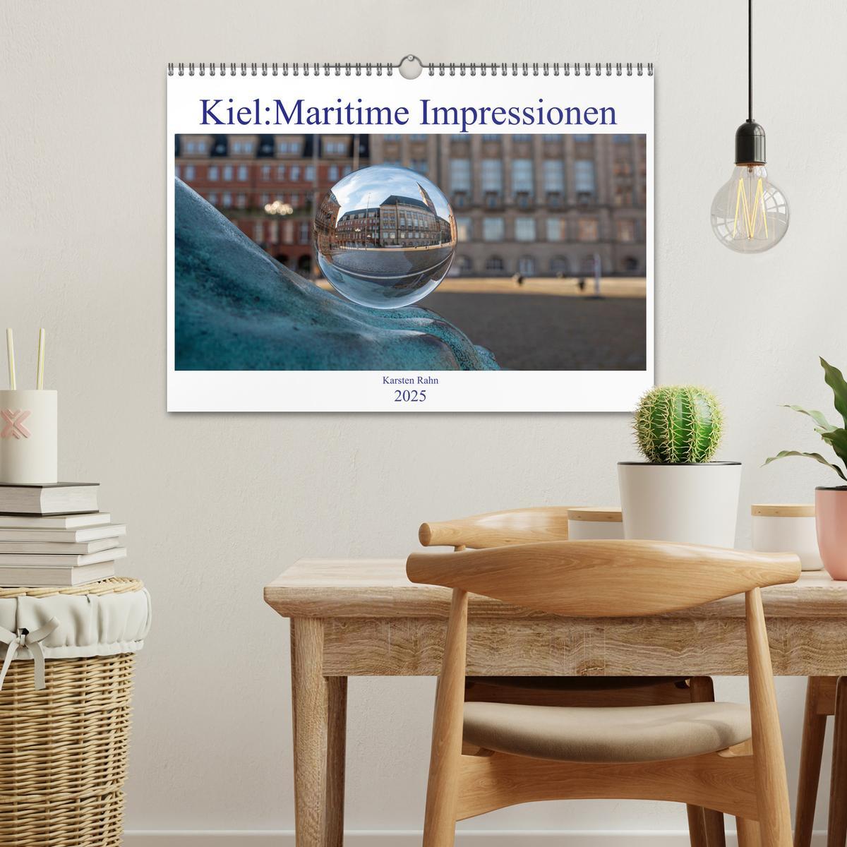 Bild: 9783435036554 | Kiel: Maritime Impressionen (Wandkalender 2025 DIN A3 quer),...