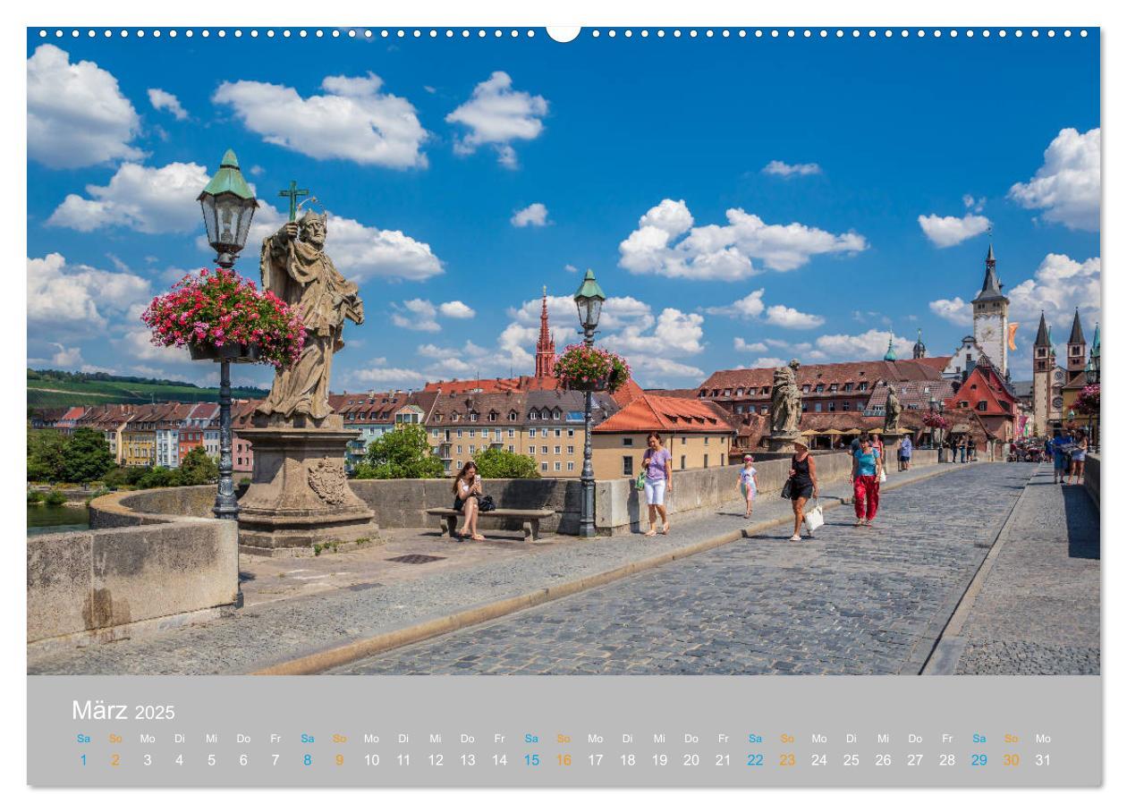 Bild: 9783435224746 | Würzburg - Stadt der Kirchen (Wandkalender 2025 DIN A2 quer),...