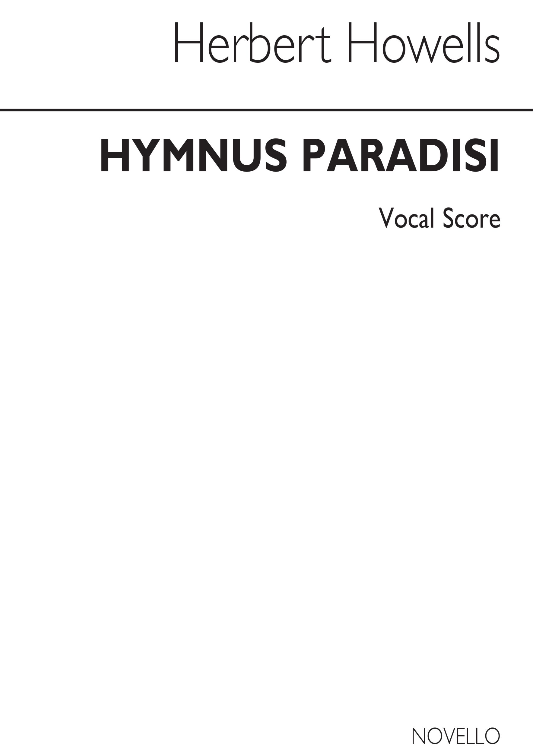 Cover: 9780853607984 | Hymnus Paradisi | Herbert Howells | Taschenbuch | Einzelstimme | 2004