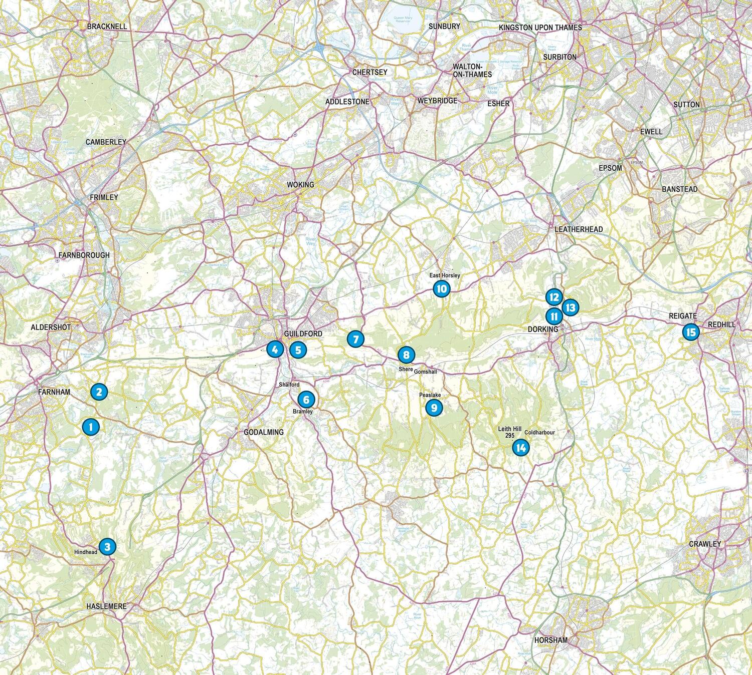 Bild: 9781786311535 | Short Walks in the Surrey Hills | Jacint Mig (u. a.) | Taschenbuch