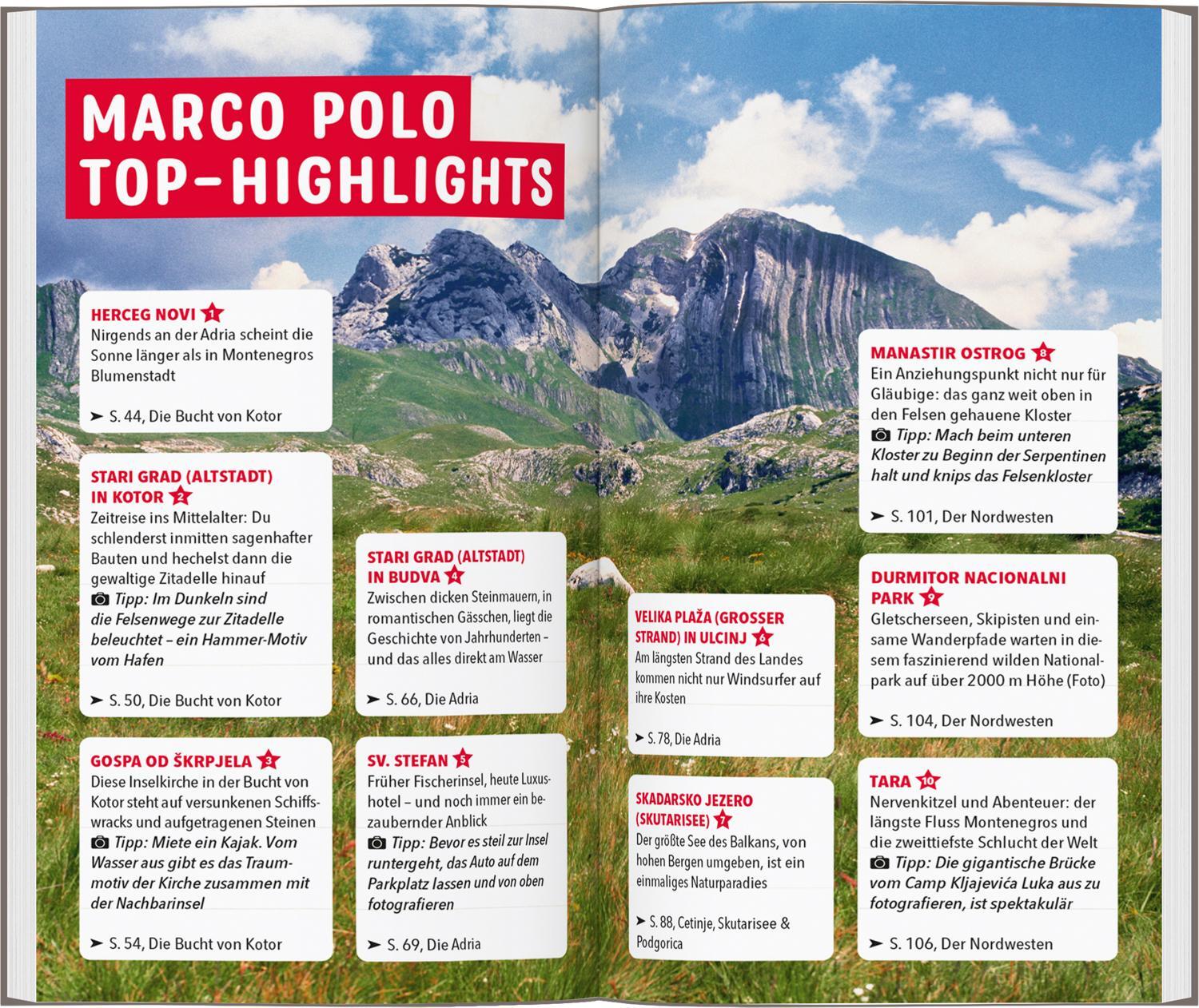 Bild: 9783829734905 | MARCO POLO Reiseführer Montenegro | Mirko Kaupat | Taschenbuch | 2024