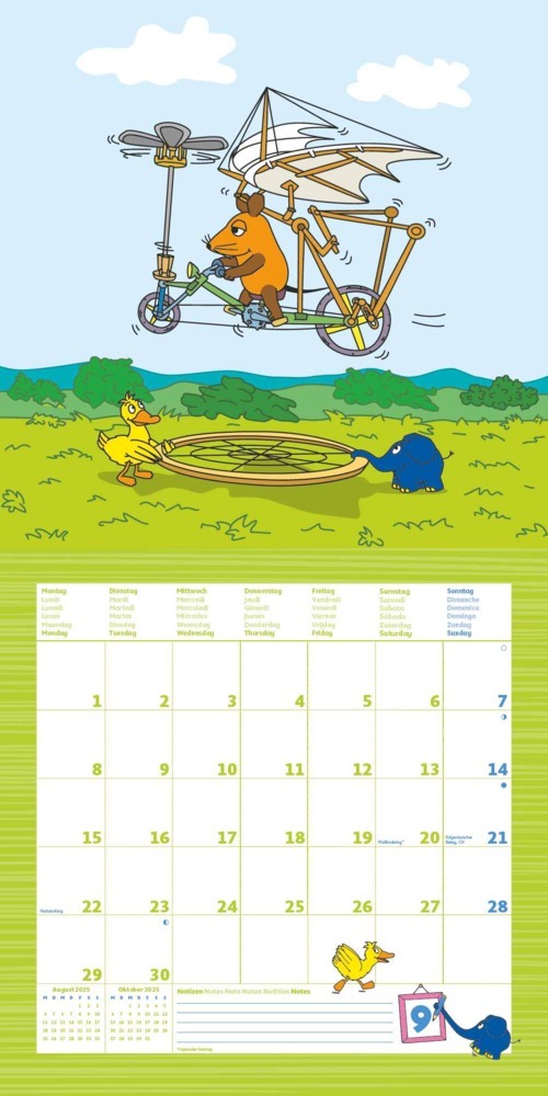 Bild: 4251732343965 | Alpha Edition - Die Maus 2025 Broschürenkalender 30x30cm,...