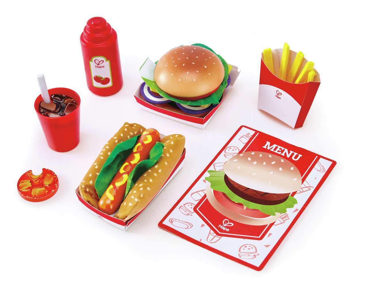 Bild: 6943478025363 | Hape Fastfood-Set | Stück | Karton | 2022 | Toynamics Europe