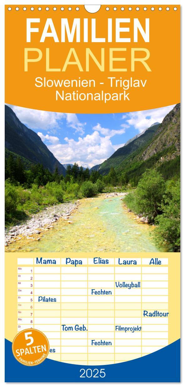 Cover: 9783457102169 | Familienplaner 2025 - Slowenien - Triglav Nationalpark mit 5...