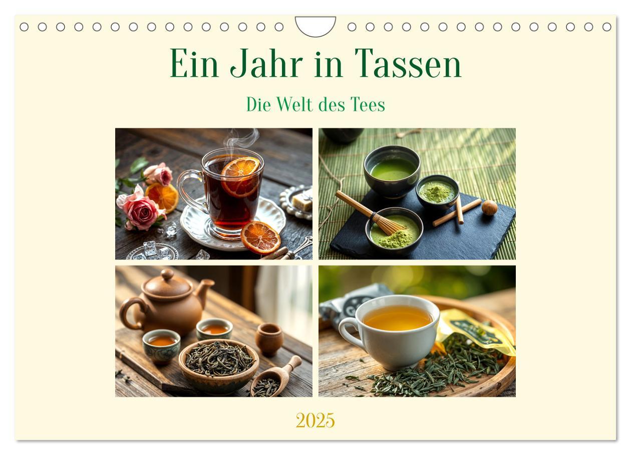 Cover: 9783457224533 | EinJahrinTassen - Die Welt des Tees (Wandkalender 2025 DIN A4...