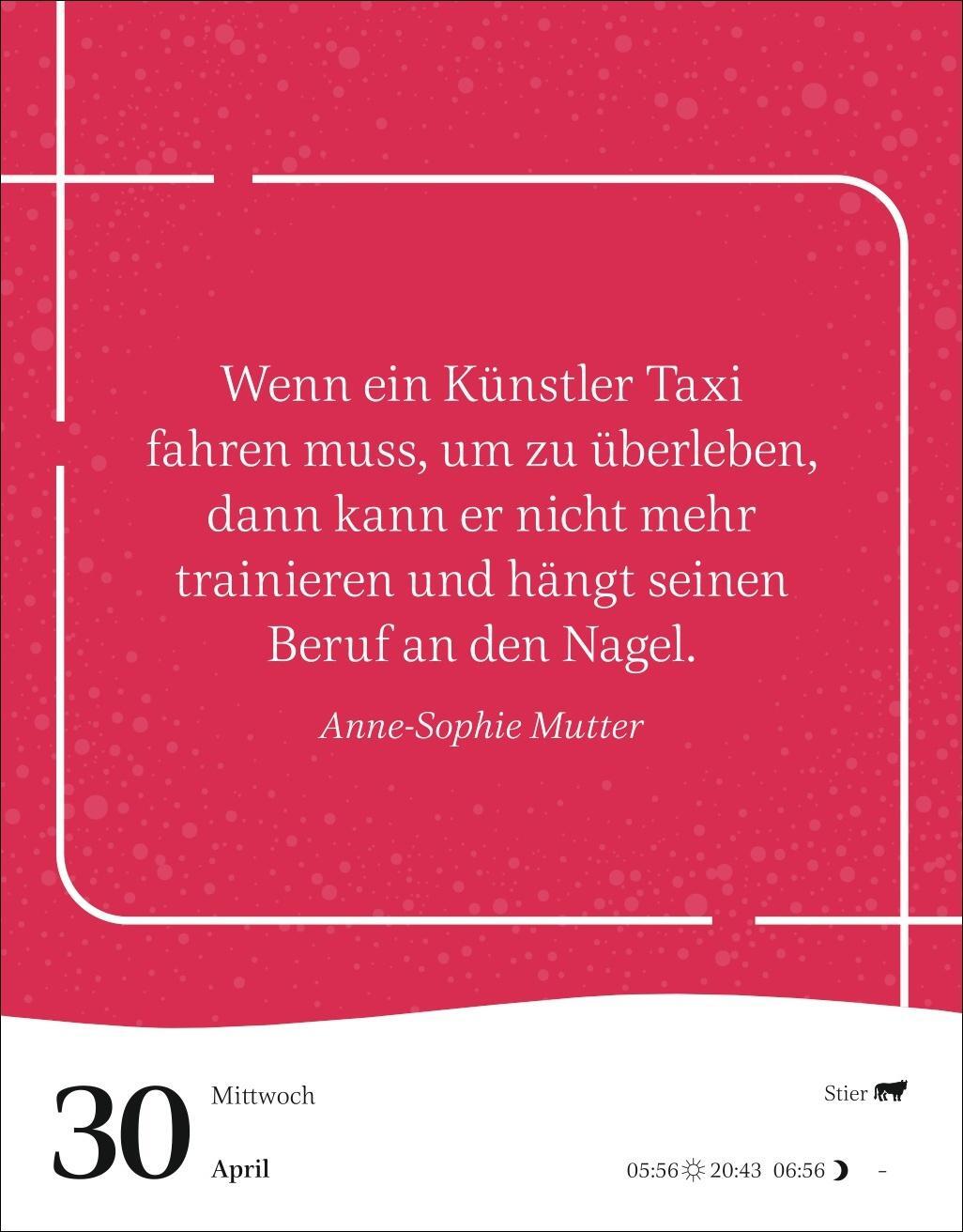 Bild: 9783840034077 | Starke Worte von starken Frauen Tagesabreißkalender 2025 | Kalender