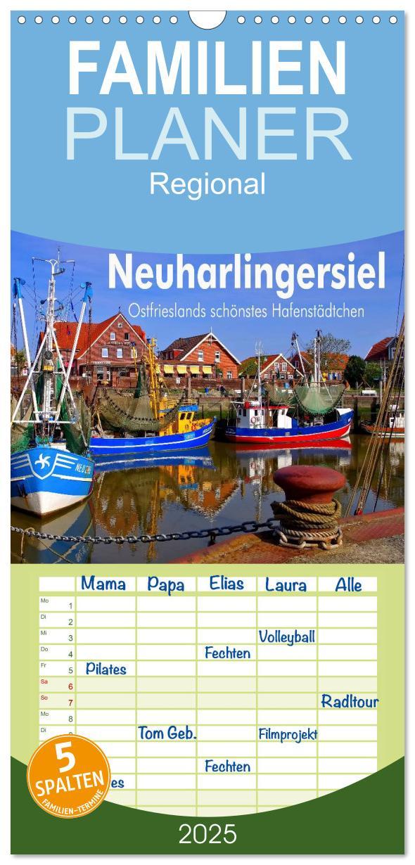 Cover: 9783457104804 | Familienplaner 2025 - Neuharlingersiel - Ostfrieslands schönstes...