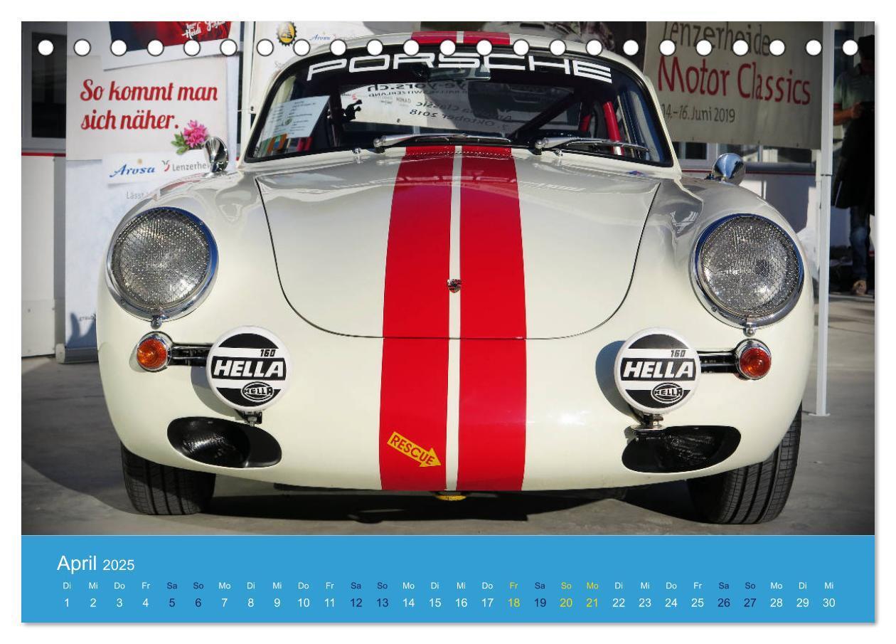 Bild: 9783435133451 | Porsche Classics (Tischkalender 2025 DIN A5 quer), CALVENDO...