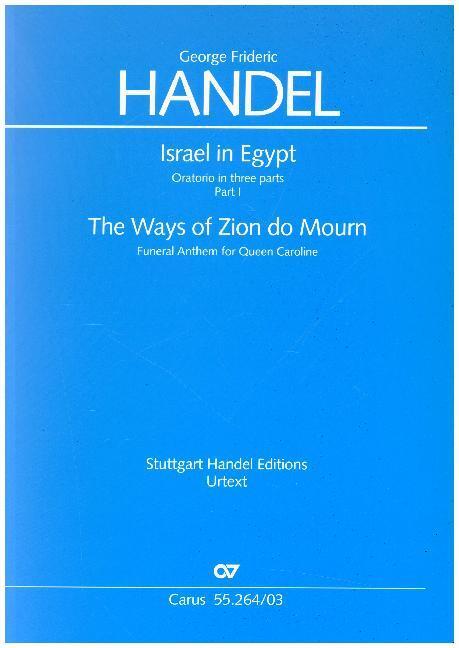 Cover: 9790007093914 | Israel in Egypt, Klavierauszug. Pt.I | Funeral Anthem 1739 | Händel