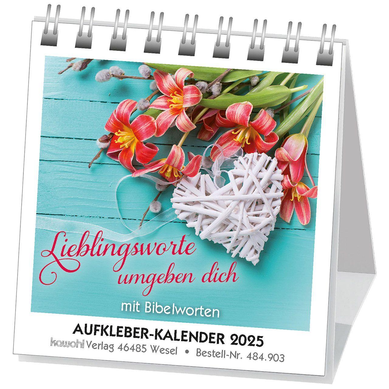 Cover: 9783754890356 | Lieblingsworte umgeben dich 2025 | Kalender | 14 S. | Deutsch | 2025