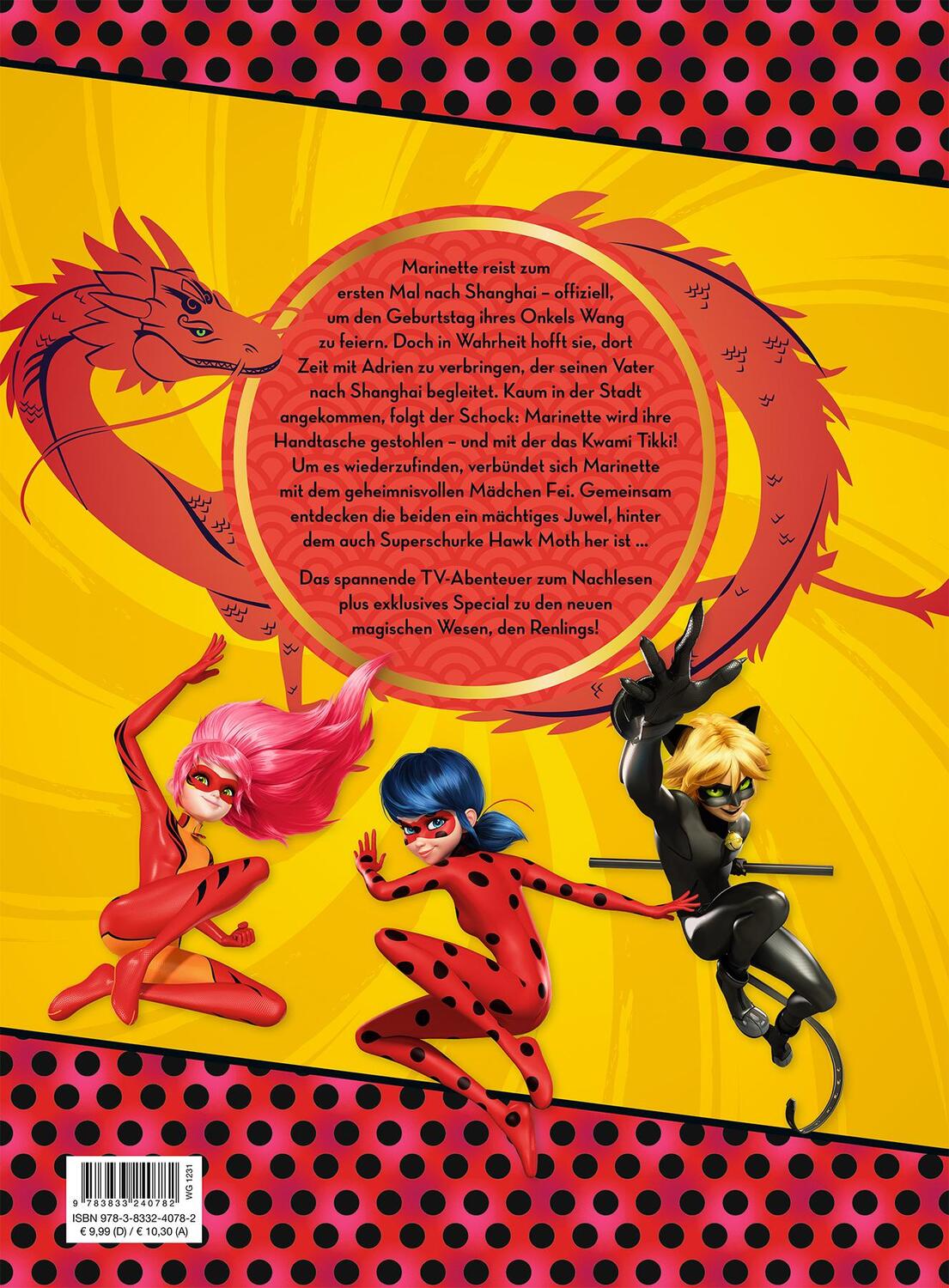 Rückseite: 9783833240782 | Miraculous: Ladybug und Cat Noir in Shanghai | Geschichtenbuch | Weber