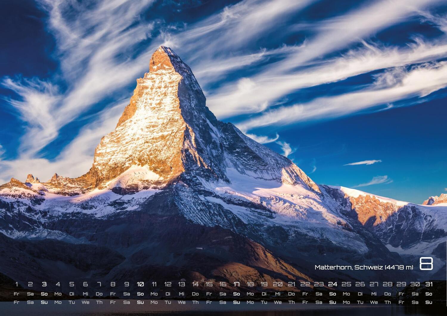 Bild: 9783986733759 | Die Alpen - dem Himmel so nah - 2025 - Kalender DIN A2 | GP-Fever. de