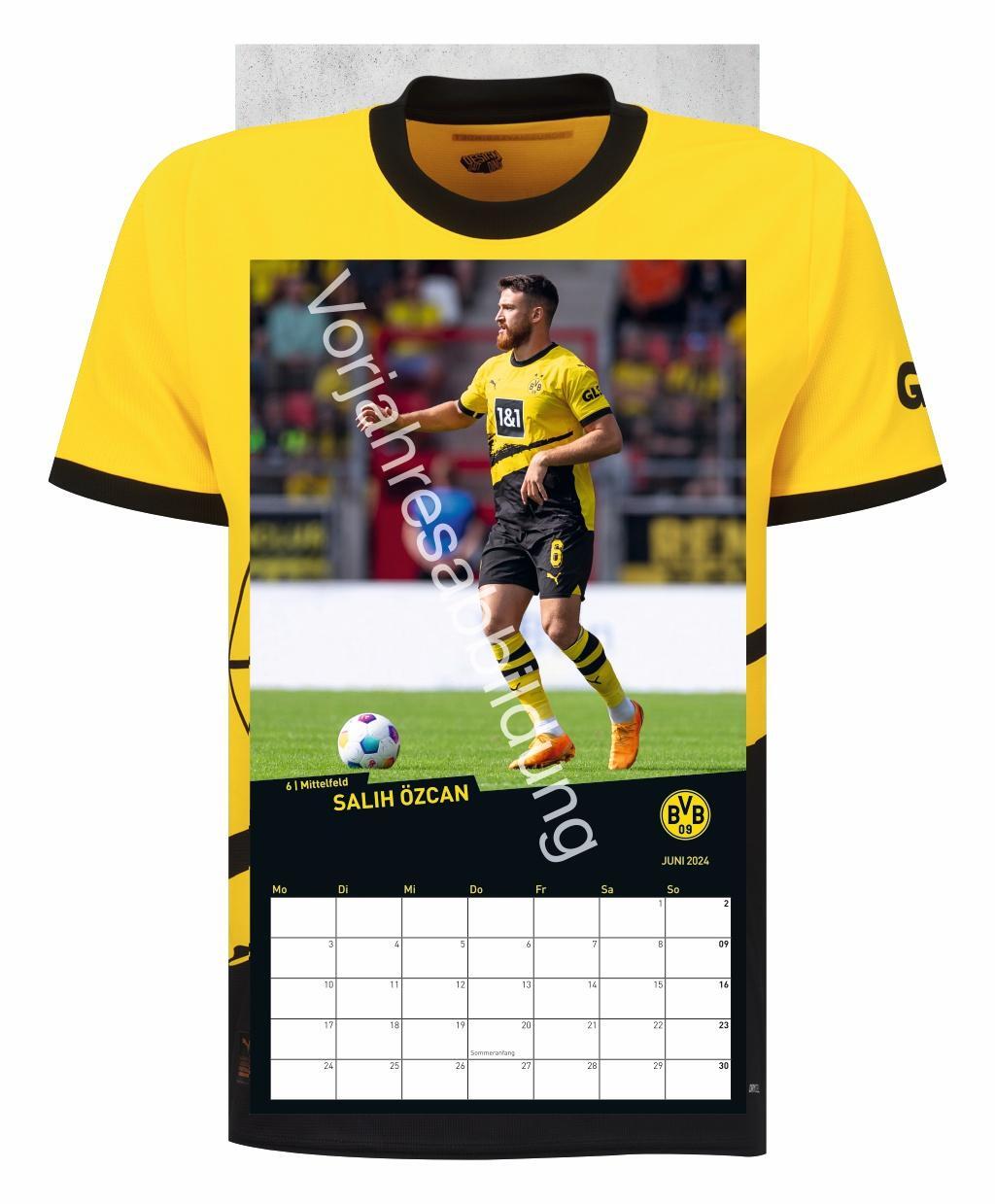 Bild: 9783756405442 | BVB Trikotkalender 2025 | Heye | Kalender | Bundesliga Kalender Heye