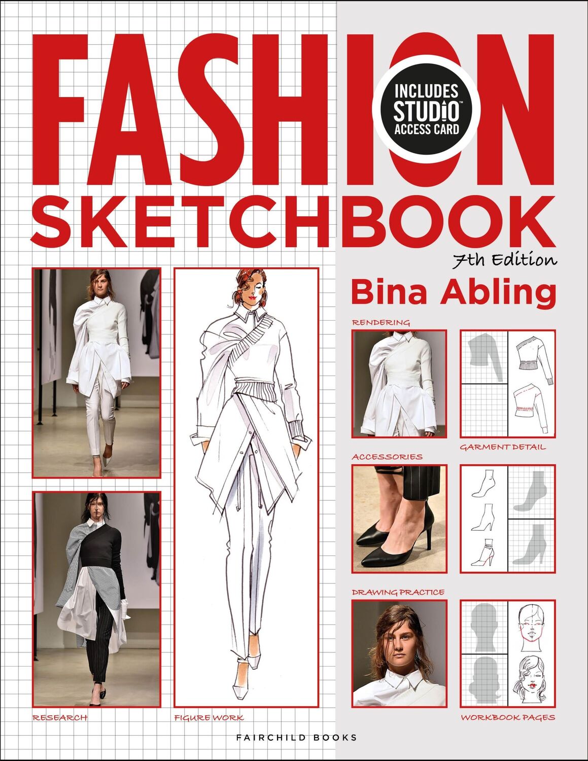 Cover: 9781501328268 | Fashion Sketchbook | Bundle Book + Studio Access Card | Bina Abling