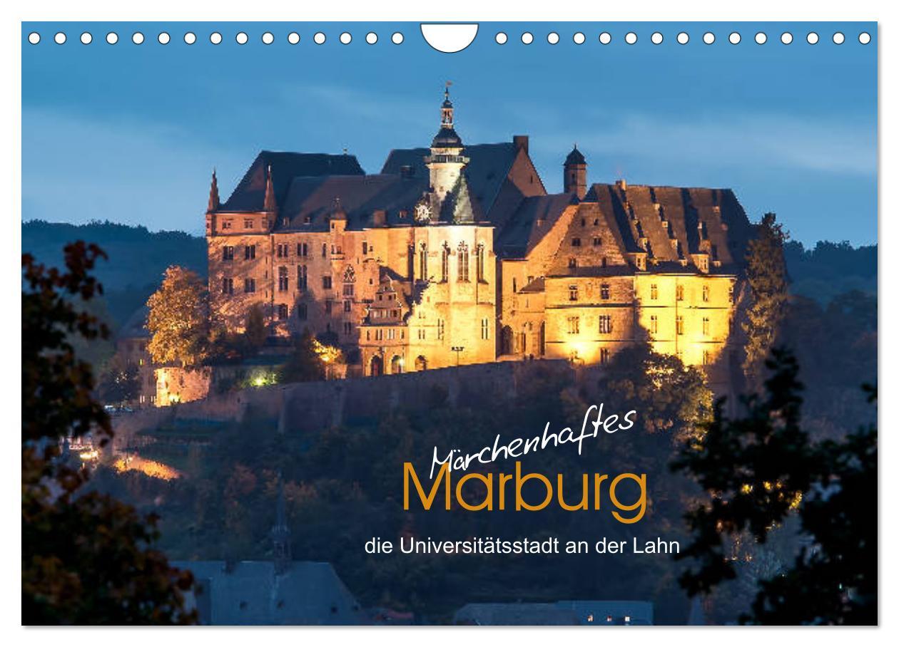 Cover: 9783435424085 | Märchenhaftes Marburg (Wandkalender 2025 DIN A4 quer), CALVENDO...