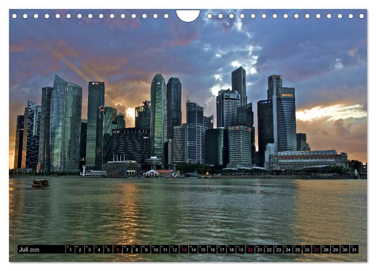 Bild: 9783435522613 | Singapur - Einzigartige Skylines (Wandkalender 2025 DIN A4 quer),...