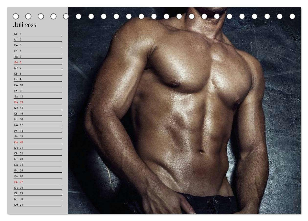 Bild: 9783435539666 | Erotische Männer. Adonis und Co. (Tischkalender 2025 DIN A5 quer),...