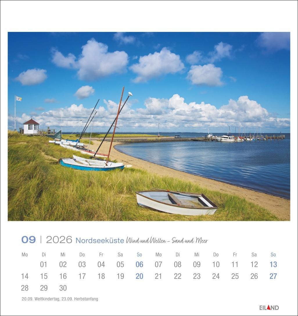 Bild: 9783964023773 | Nordseeküste Postkartenkalender 2026 - Wind und Wellen - Sand und Meer