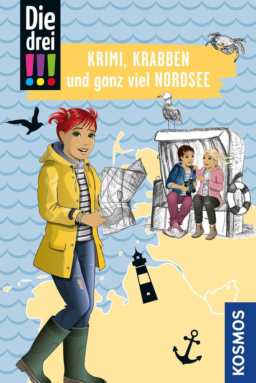 Cover: 9783440175149 | Die drei !!! Krimi, Krabben und ganz viel Nordsee | Julie Bender