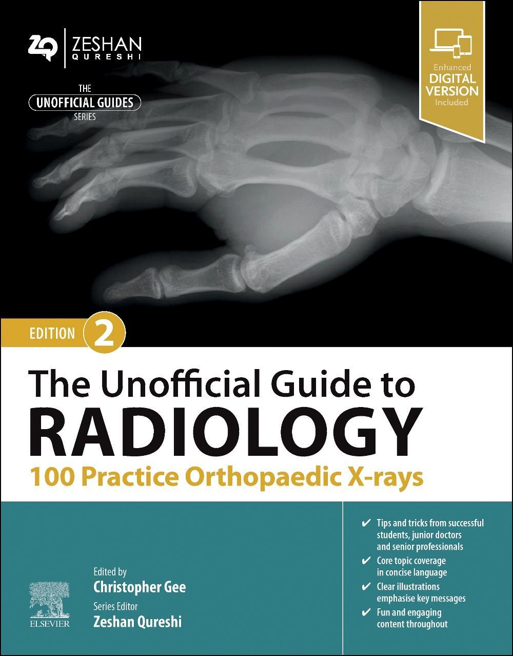 Cover: 9780443109195 | The Unofficial Guide to Radiology: 100 Practice Orthopaedic X-rays