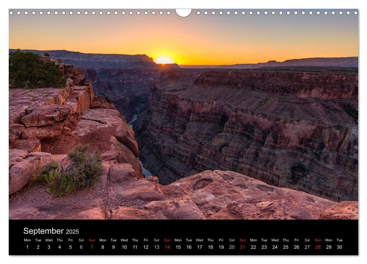 Bild: 9781325966035 | USA Nature Deluxe (Wall Calendar 2025 DIN A3 landscape), CALVENDO...