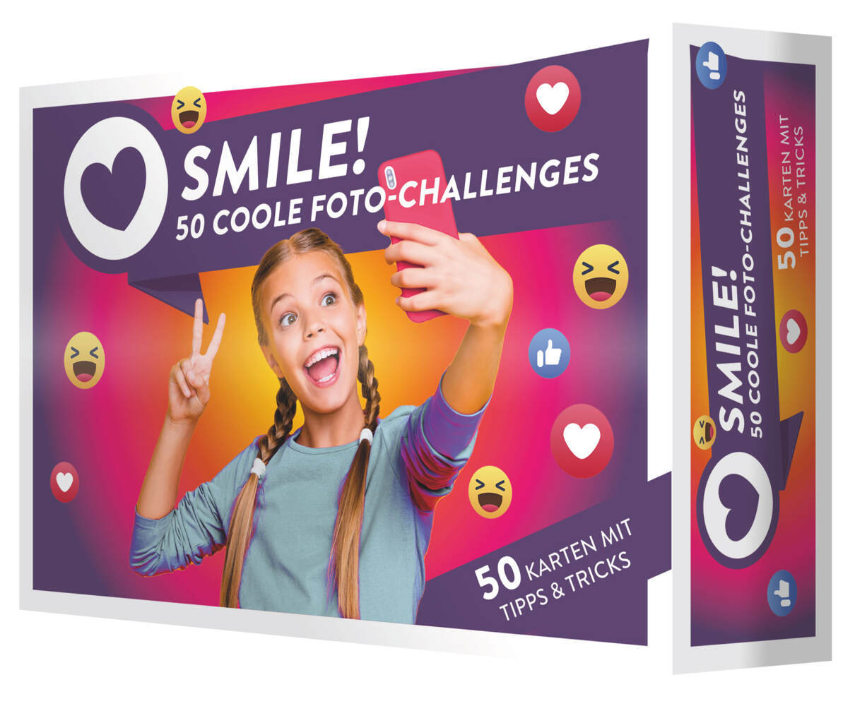 Cover: 9783849941901 | Smile! 50 coole Foto-Challenges | Petra Hoffmann (u. a.) | Buch | 2023