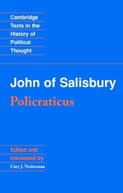 Cover: 9780521367011 | John of Salisbury | Policraticus | John of Salisbury (u. a.) | Buch