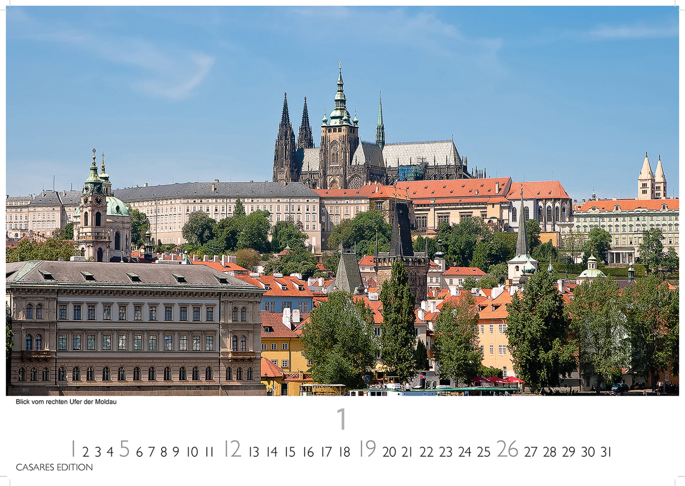 Bild: 9781835241585 | Prag 2025 L 35x50cm | Kalender | 14 S. | Deutsch | 2025