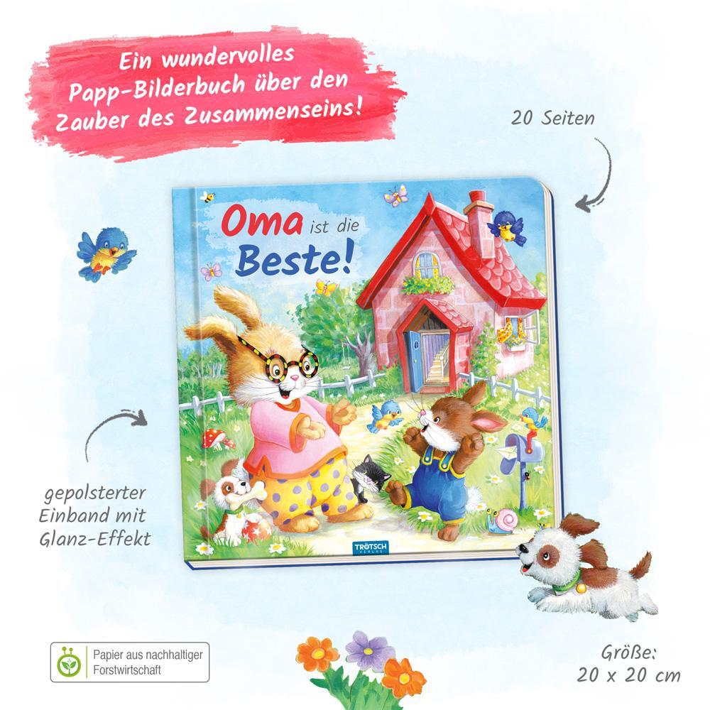 Bild: 9783988021625 | Trötsch Pappenbuch mit Reimen Oma ist die Beste! | KG | Buch | 20 S.