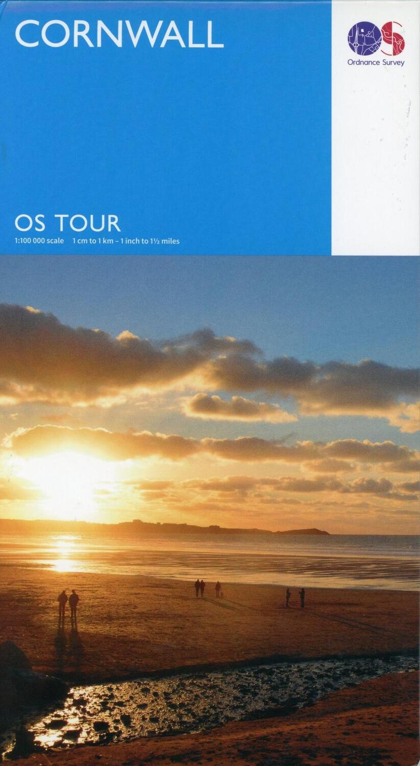 Cover: 9780319263662 | Cornwall | (Land-)Karte | OS Tour Map | Karte/Landkarte | Englisch