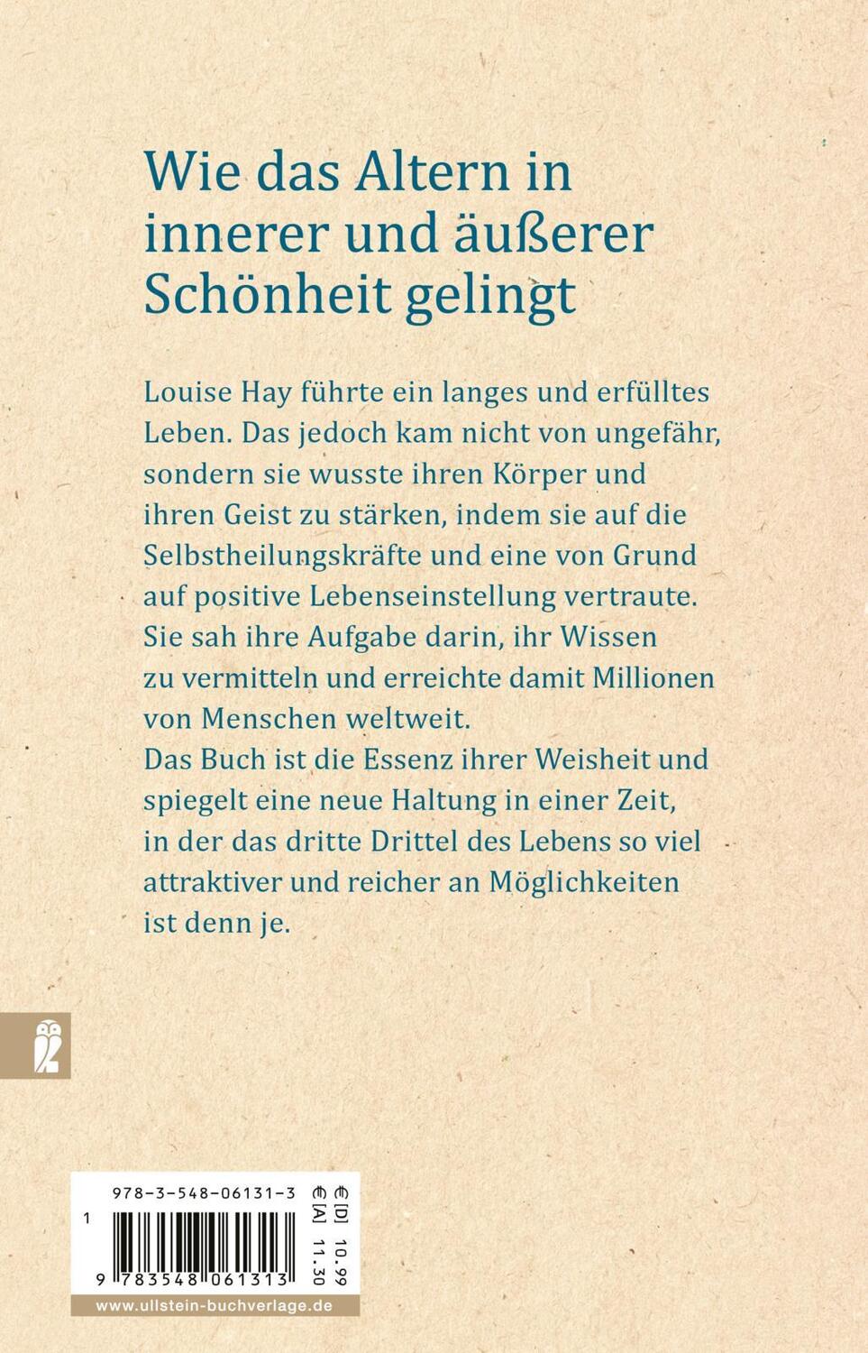 Rückseite: 9783548061313 | Vom Glück des Alters | Louise Hay | Taschenbuch | 224 S. | Deutsch