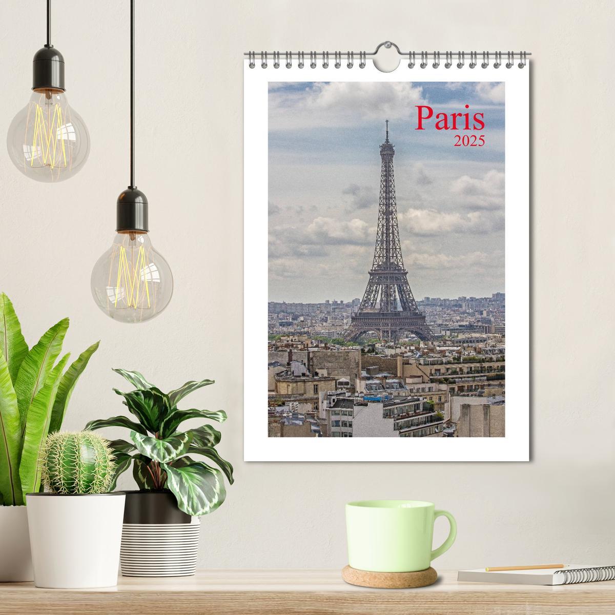 Bild: 9783457075845 | Paris (Wandkalender 2025 DIN A4 hoch), CALVENDO Monatskalender | 2025