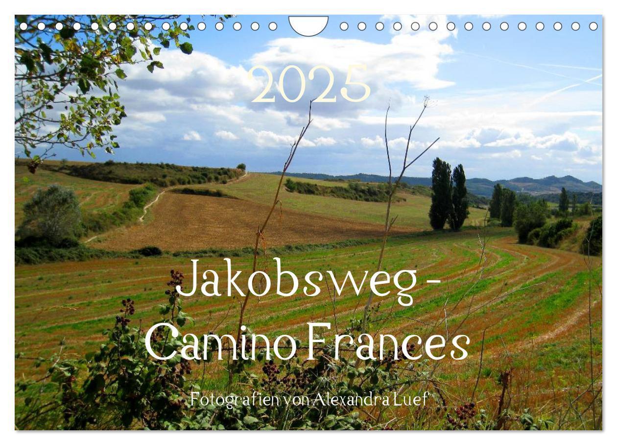 Cover: 9783435634439 | Jakobsweg - Camino Frances (Wandkalender 2025 DIN A4 quer),...