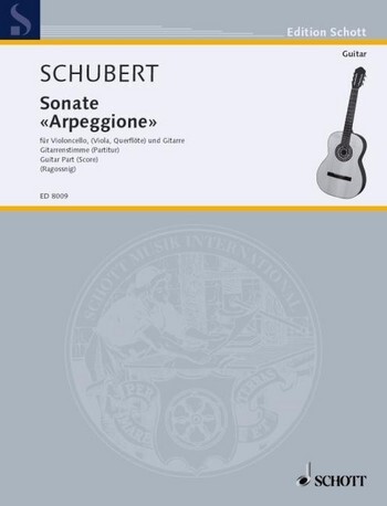 Cover: 9790001082525 | Sonate A Arpeggione | Franz Schubert | Buch | Schott Music