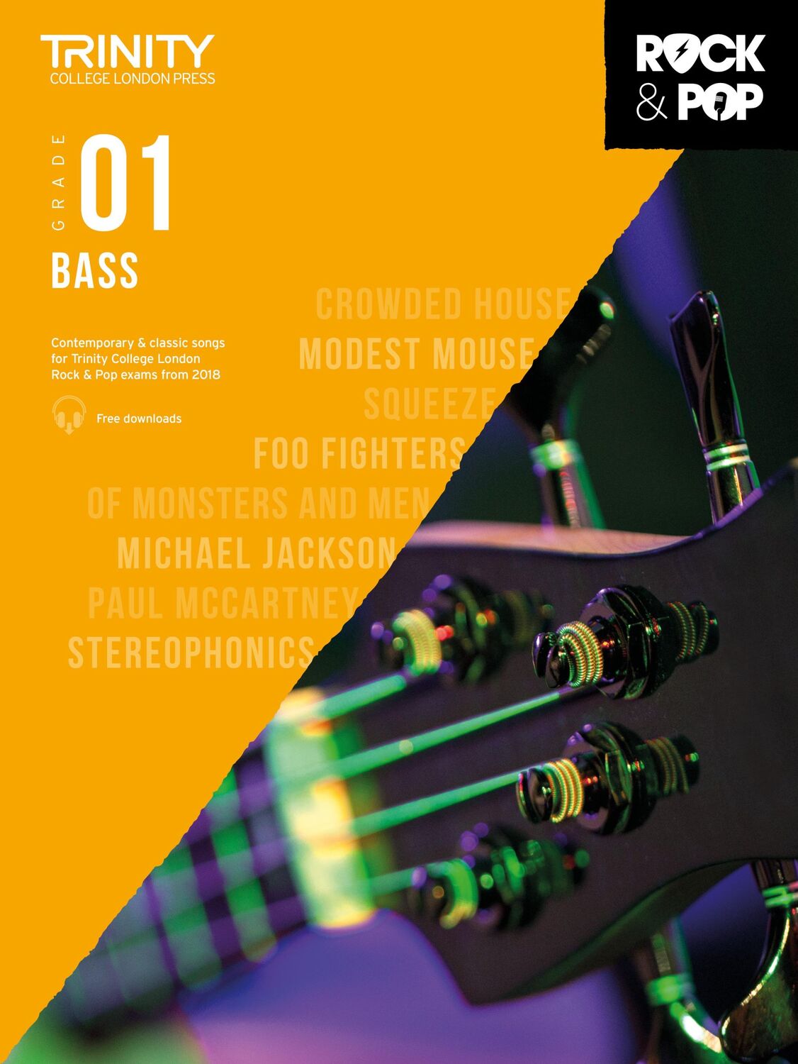 Cover: 9780857366306 | Trinity Rock &amp; Pop 2018 Bass: Grade 1 | Taschenbuch | Buch | Englisch