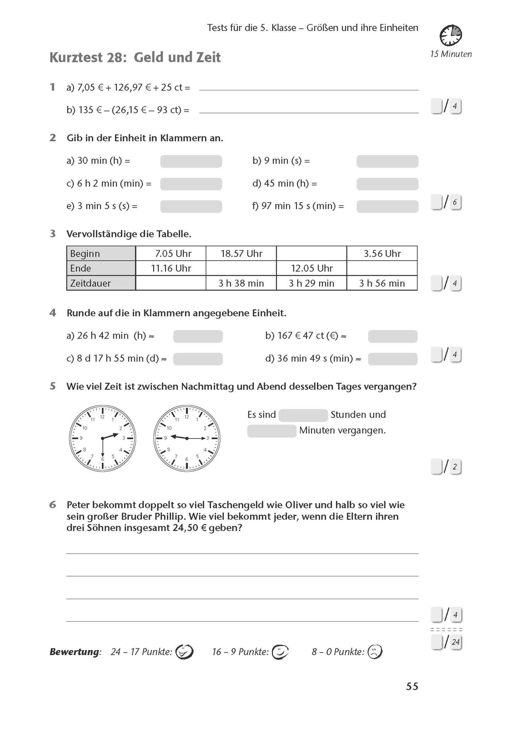 Bild: 9783804415928 | Fit in Test und Klassenarbeit - Mathematik 5./6. Klasse Gymnasium