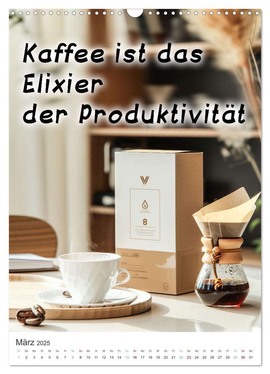 Bild: 9783383820151 | Kaffeegenuss für die Seele (Wandkalender 2025 DIN A3 hoch),...