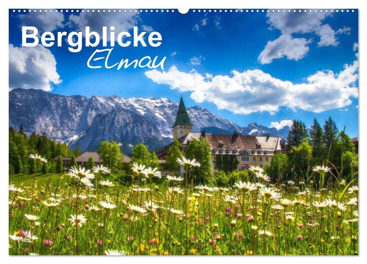 Cover: 9783435611522 | Bergblicke - Elmau (Wandkalender 2025 DIN A2 quer), CALVENDO...